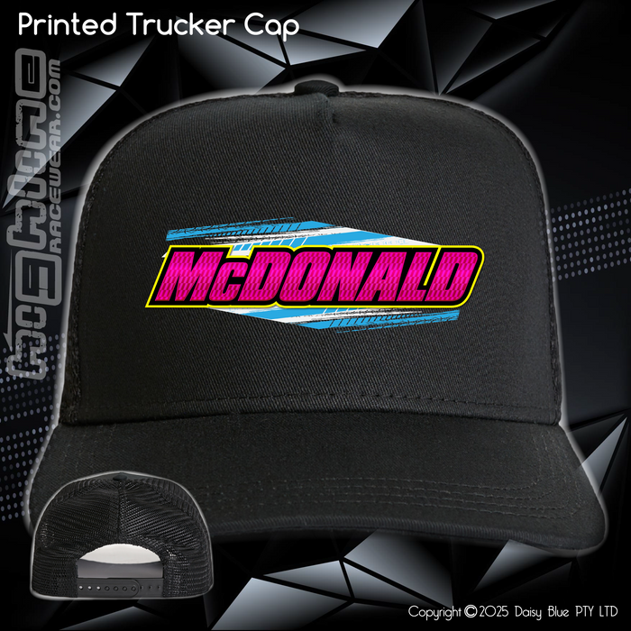 Printed Trucker Cap - Tommy McDonald