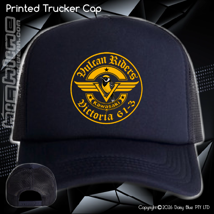 Printed Trucker Cap - Vulcan Riders 2024