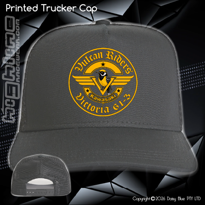 Printed Trucker Cap - Vulcan Riders 2024