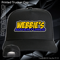 Printed Trucker Cap - Webbies Adventures