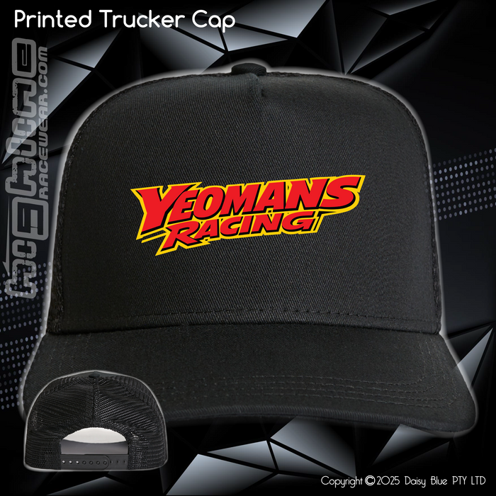 Printed Trucker Cap - Yeomans Racing