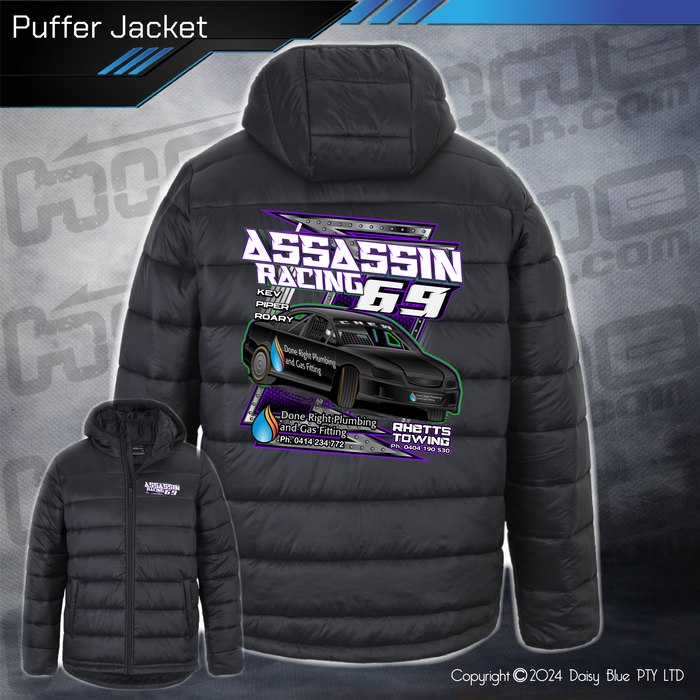 Puffer Jacket - Assassin Racing