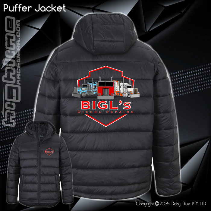 Puffer Jacket - Big L's Diesel Repairs