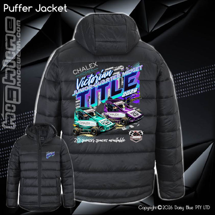 Puffer Jacket - Chalex Homes Junior Quarter Midget Vic Title 2026