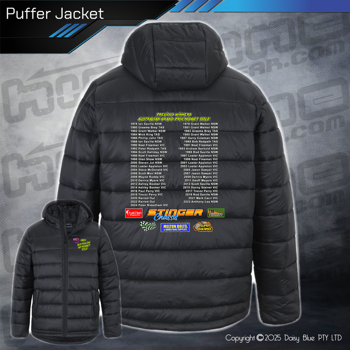 Puffer Jacket - GP Midget Australian Title 2025