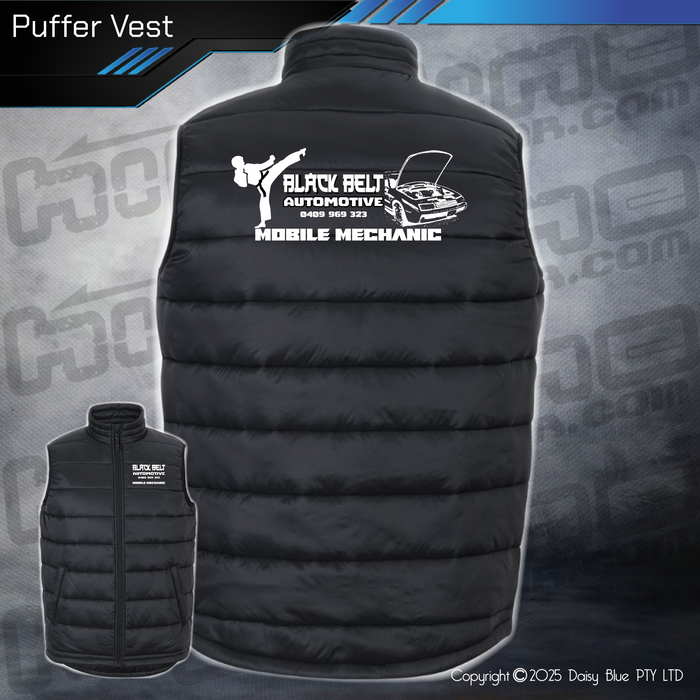 Puffer Vest - Black Belt Automotive