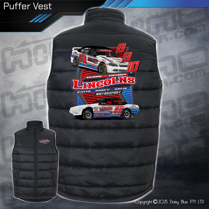 Puffer Vest - Lincoln Motorsport