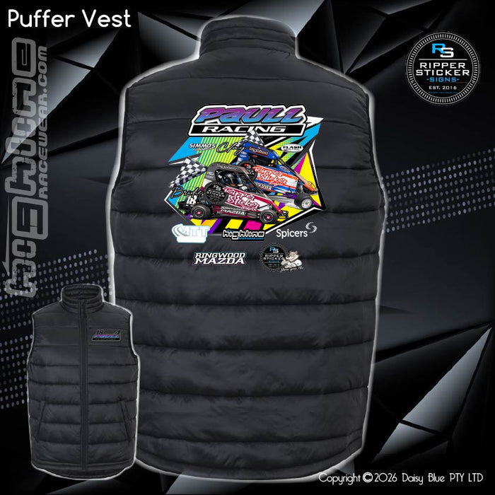 Puffer Vest - Paull Racing