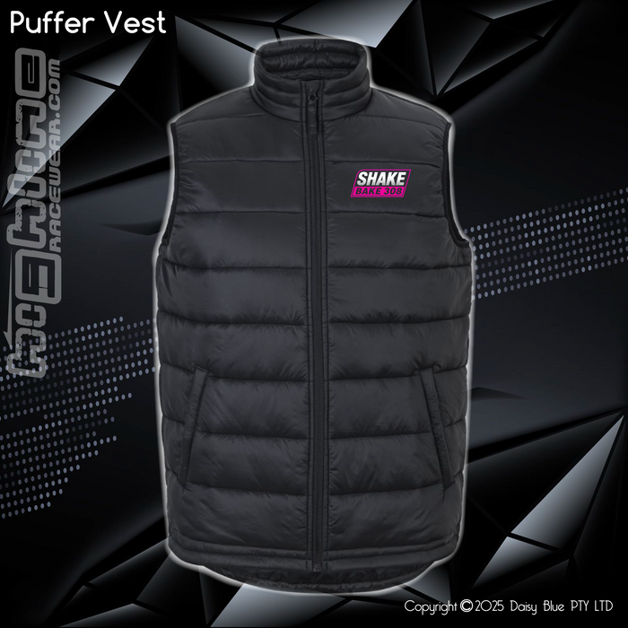 Puffer Vest - Shake Bake 308 Pink