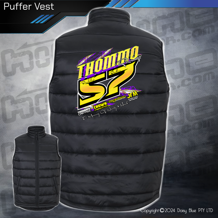 Puffer Vest - Thommo Racing