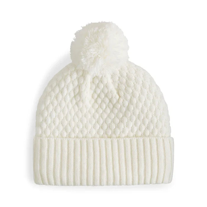 Puma Golf W Wrmlbl Pom Beanie White Color.
