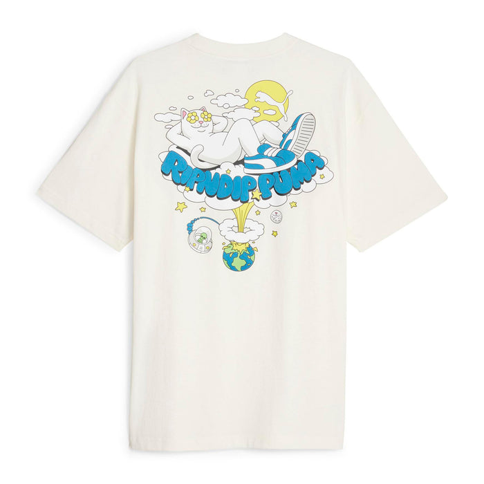 RIPNDIP PUMA X RIPNDIP Logo Tee (Warm White)