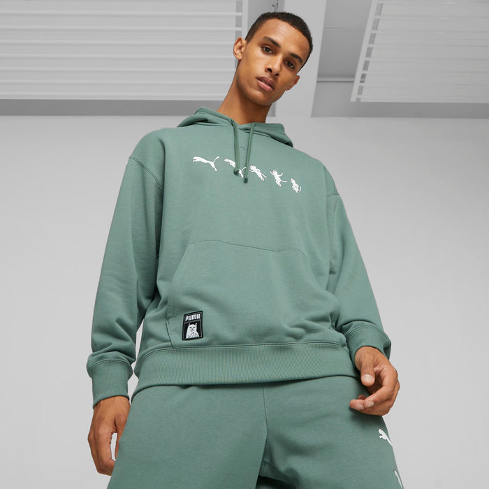 RIPNDIP PUMA X RIPNDIP Morph Hoodie (Eucalyptus)