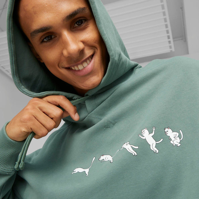 RIPNDIP PUMA X RIPNDIP Morph Hoodie (Eucalyptus)
