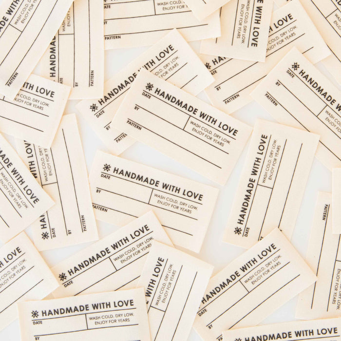 Quilt Info Large Write-In Organic Cotton Sewing Labels