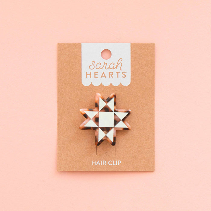 Quilt Star Hair Clip