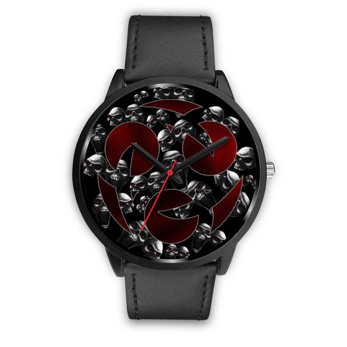 Red Eye Version Black Leather Black Metal Mesh Black Link