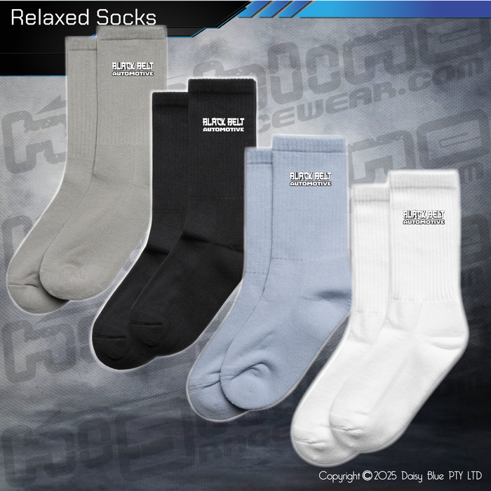Relax Socks - Black Belt Automotive