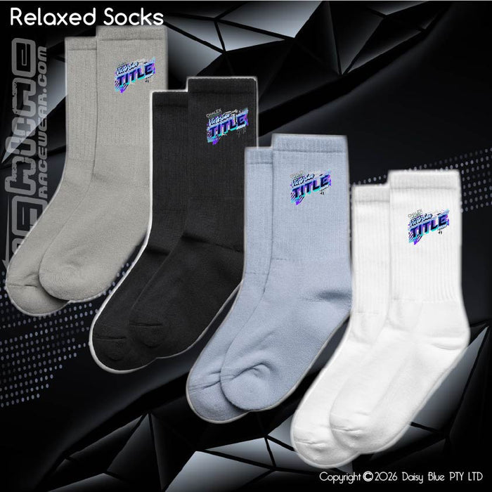 Relax Socks - Chalex Homes Junior Quarter Midget Vic Title 2026