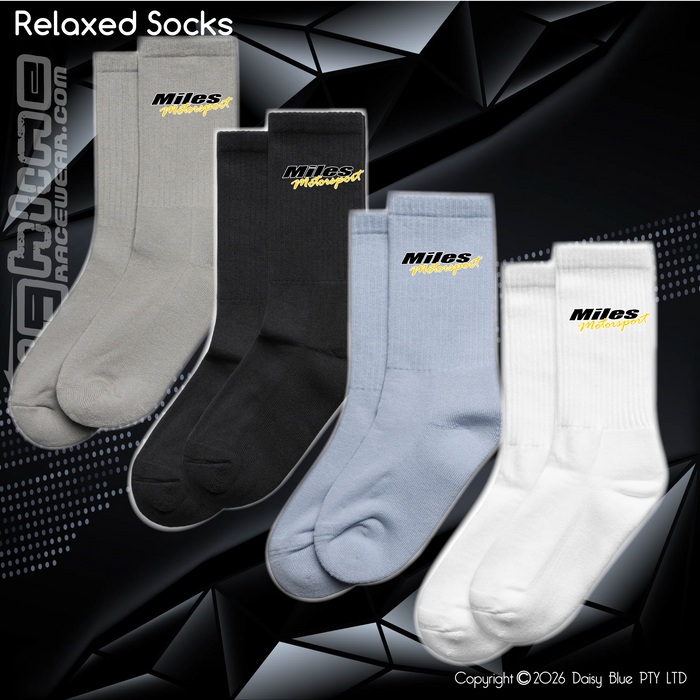 Relax Socks - Miles Motorsport