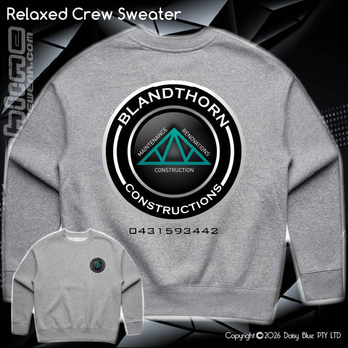 Relaxed Crew Sweater - Blandthorn