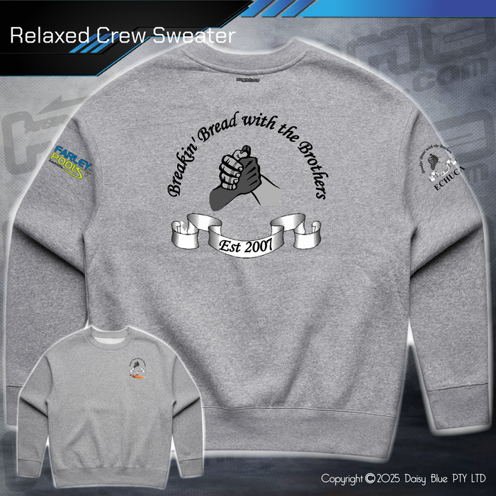 Relaxed Crew Sweater - Breakin' Bread with the Brothers