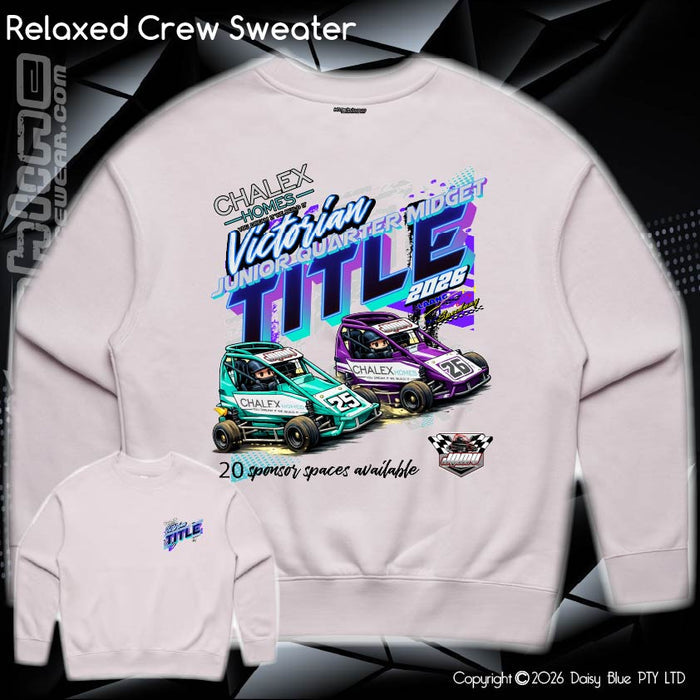 Relaxed Crew Sweater - Chalex Homes Junior Quarter Midget Vic Title 2026