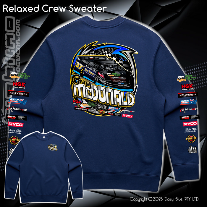 Relaxed Crew Sweater - Corey McDonald