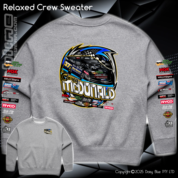 Relaxed Crew Sweater - Corey McDonald