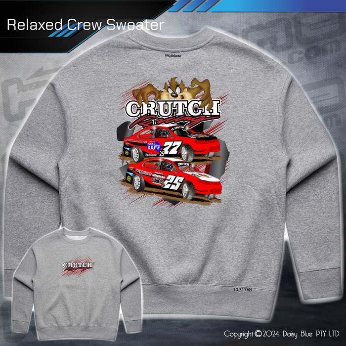 Relaxed Crew Sweater - Crutch Racing