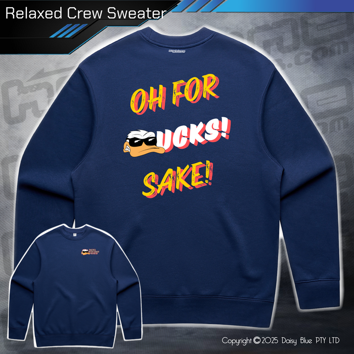 Relaxed Crew Sweater - Ducks Sake