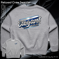 Relaxed Crew Sweater - Elegant Metal Shine