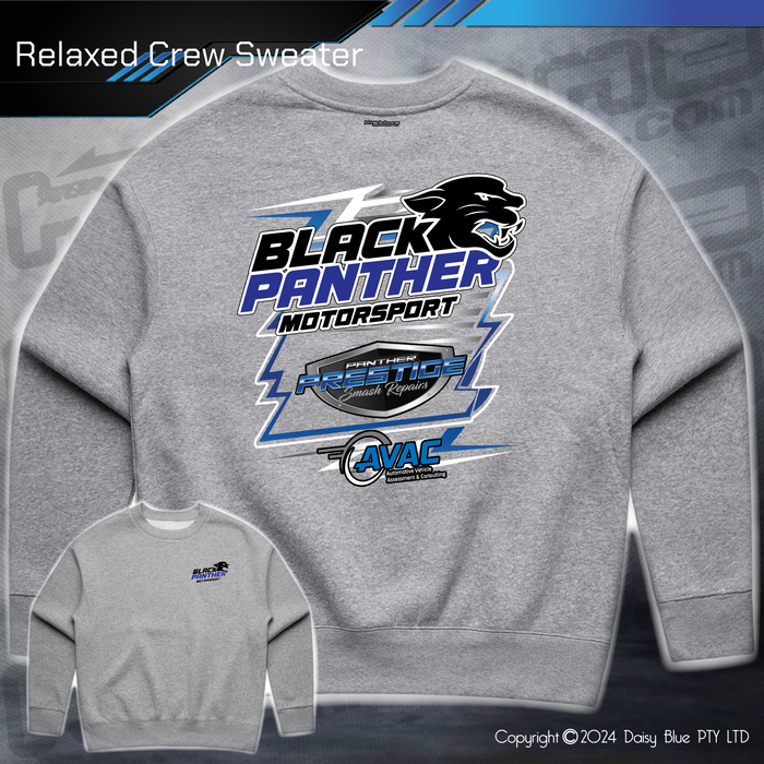 Relaxed Crew Sweater - Gavin Black