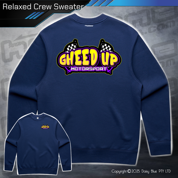 Relaxed Crew Sweater - Gheed Up Motorsport