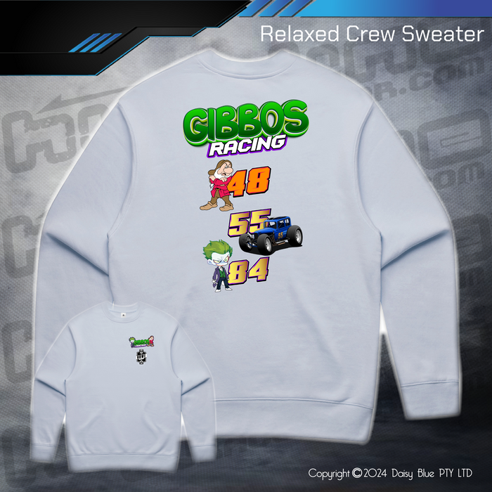 Relaxed Crew Sweater - Gibbo's Racing