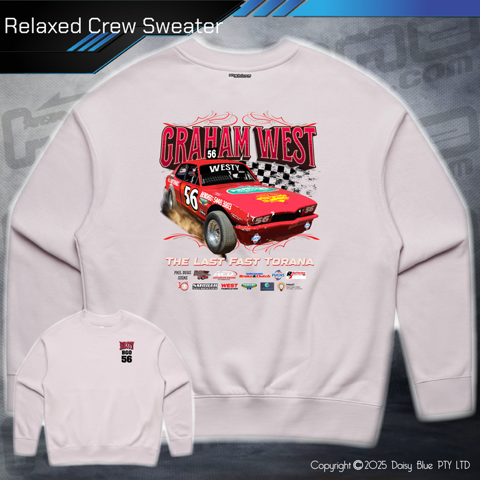 Relaxed Crew Sweater - Graham West