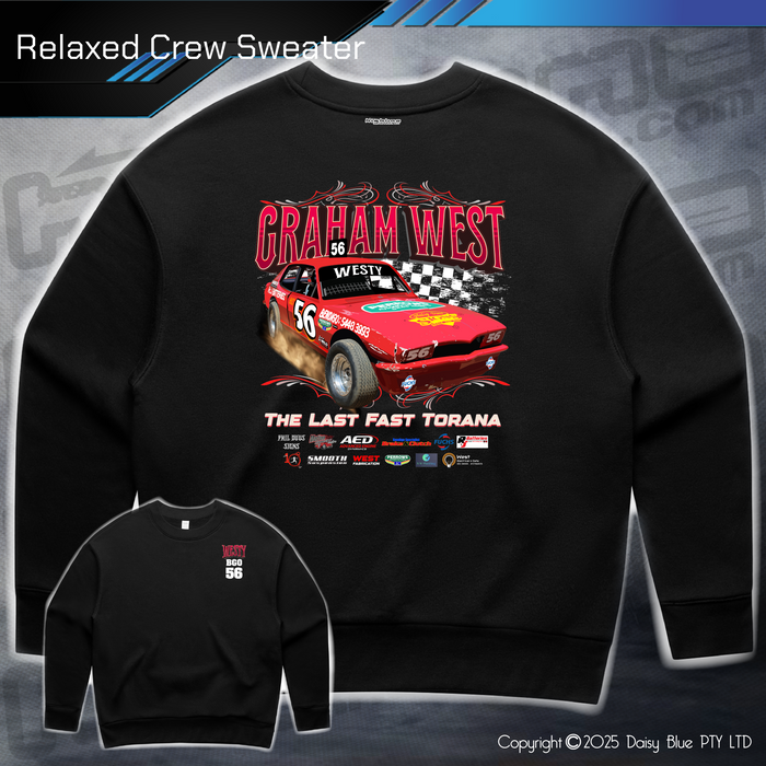 Relaxed Crew Sweater - Graham West