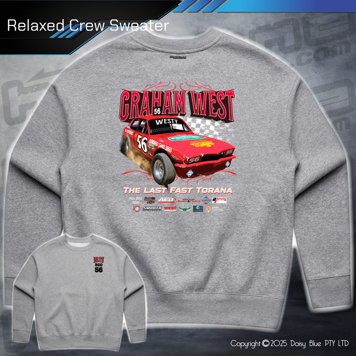 Relaxed Crew Sweater - Graham West