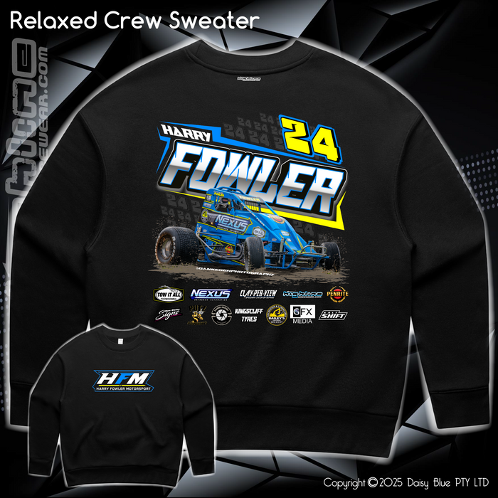 Relaxed Crew Sweater - Harry Fowler