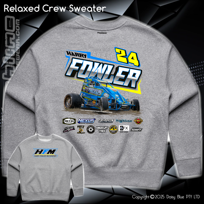 Relaxed Crew Sweater - Harry Fowler