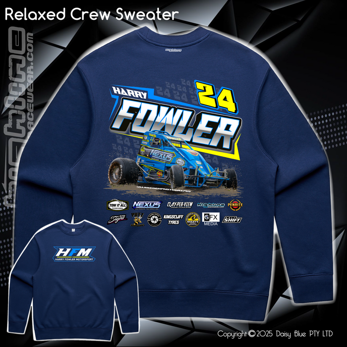 Relaxed Crew Sweater - Harry Fowler