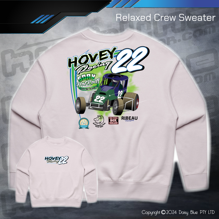 Relaxed Crew Sweater - Hovey Racing