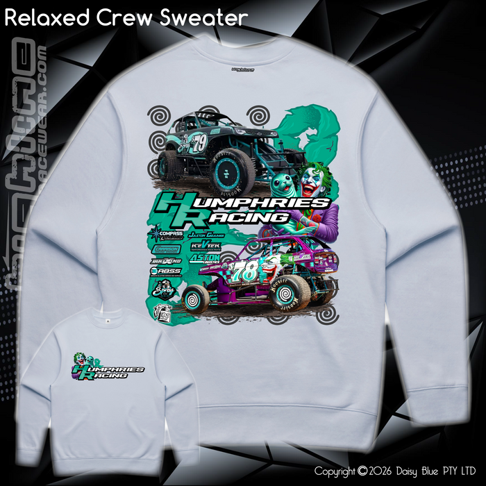 Relaxed Crew Sweater - Humphries Racing