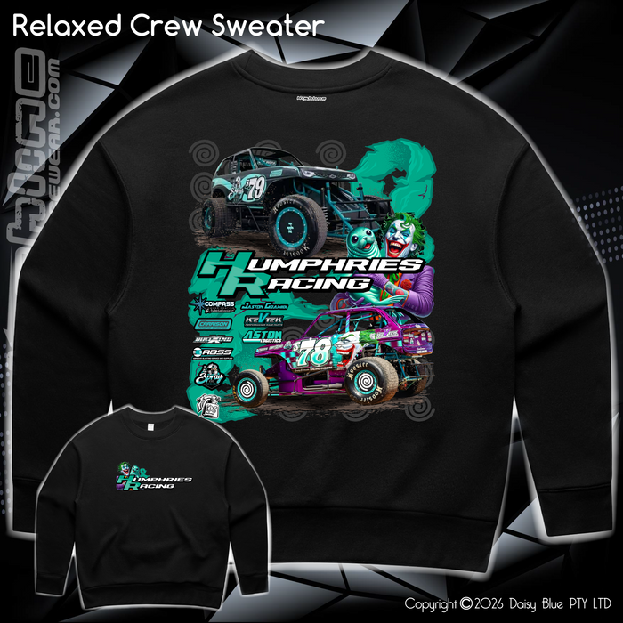Relaxed Crew Sweater - Humphries Racing