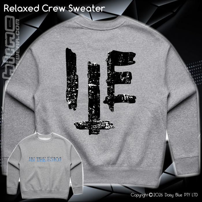 Relaxed Crew Sweater - In the Esky Vol. 1
