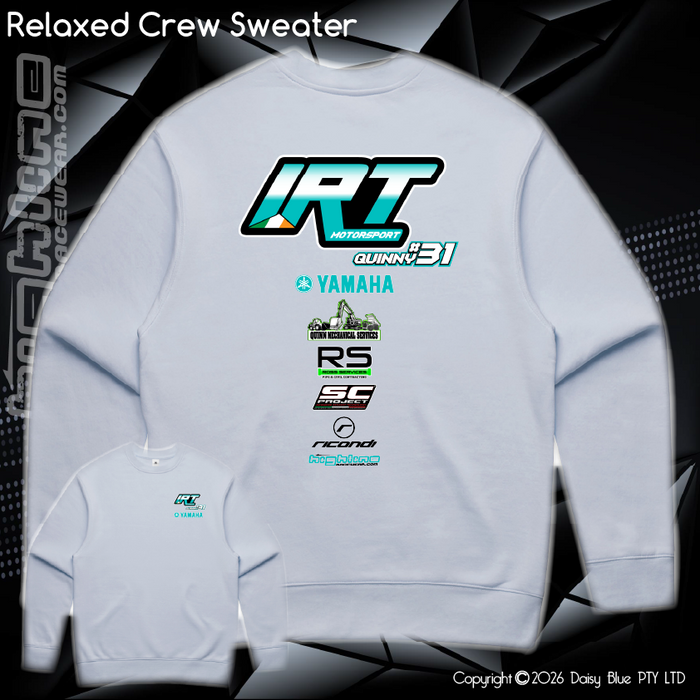Relaxed Crew Sweater - IRT Motorsport