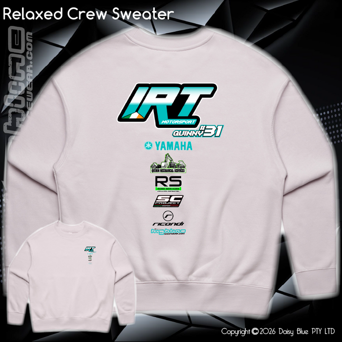 Relaxed Crew Sweater - IRT Motorsport
