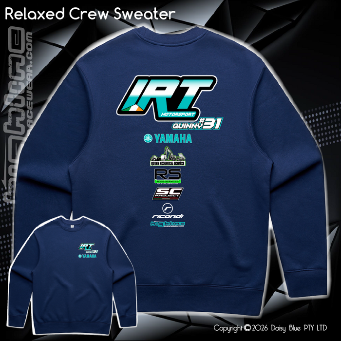 Relaxed Crew Sweater - IRT Motorsport