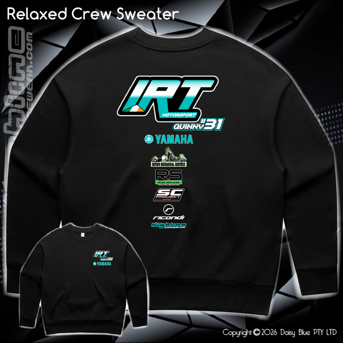 Relaxed Crew Sweater - IRT Motorsport