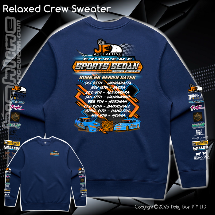 Relaxed Crew Sweater - JPA ESSS 2025/26